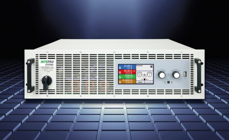 Intepro high power regenerative DC Load operates from 360-528 vac grid