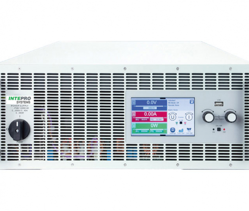 Intepro’s 4U Rack Unit Integrates 30 KW Auto-Ranging DC Supply with Energy-Recovering DC Load